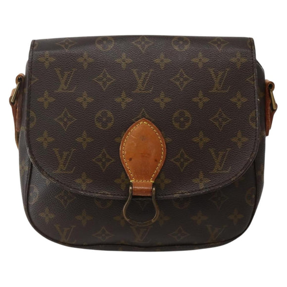 LOUIS VUITTON Monogram Saint Cloud GM Shoulder Bag M51242 LV Auth 142721