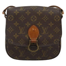 LOUIS VUITTON Monogram Saint Cloud MM Shoulder Bag M51243 LV Auth 142722-13