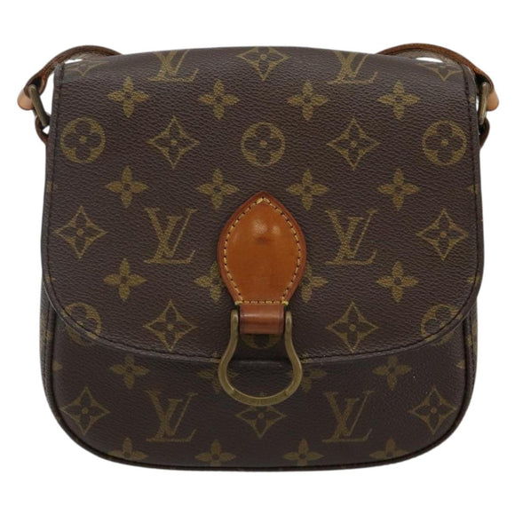 LOUIS VUITTON Monogram Saint Cloud MM Shoulder Bag M51243 LV Auth 142722