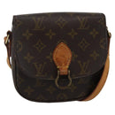 LOUIS VUITTON Monogram Saint Cloud PM Shoulder Bag M51244 LV Auth 142723-1