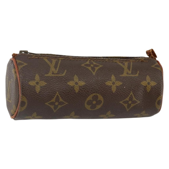 LOUIS VUITTON Monogram Papillon Pouch LV Auth 142726
