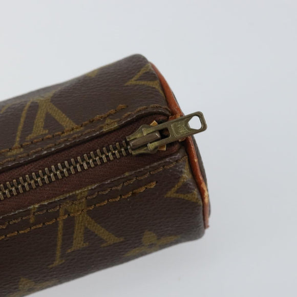 LOUIS VUITTON Monogram Papillon Pouch LV Auth 142726