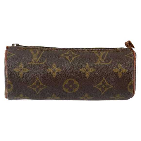 LOUIS VUITTON Monogram Papillon Pouch LV Auth 142726