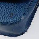 LOUIS VUITTON Epi Saint Cloud GM Shoulder Bag Toledo Blue M52195 LV Auth 142727-14