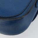 LOUIS VUITTON Epi Saint Cloud GM Shoulder Bag Toledo Blue M52195 LV Auth 142727-16