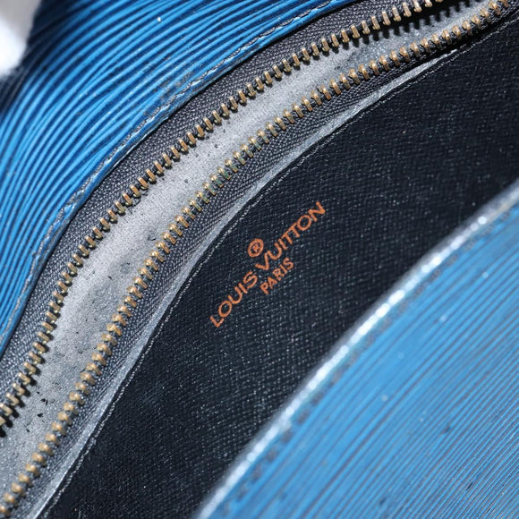 LOUIS VUITTON Epi Saint Cloud GM Shoulder Bag Toledo Blue M52195 LV Auth 142727