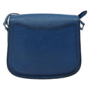 LOUIS VUITTON Epi Saint Cloud GM Shoulder Bag Toledo Blue M52195 LV Auth 142727-2