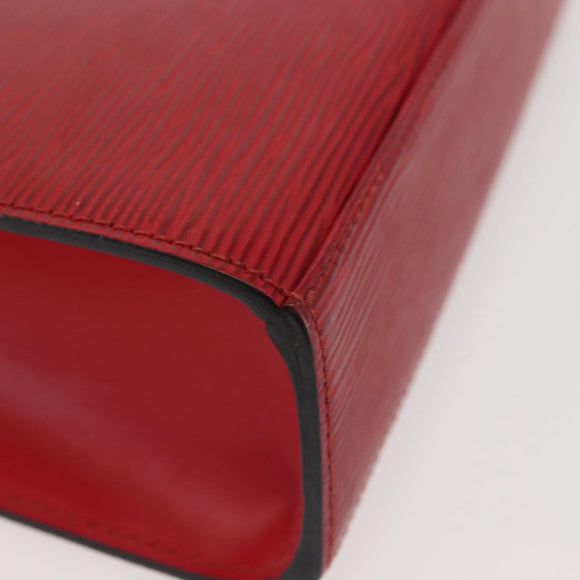 LOUIS VUITTON Epi Malesherbes Hand Bag Red M52377 LV Auth 142728