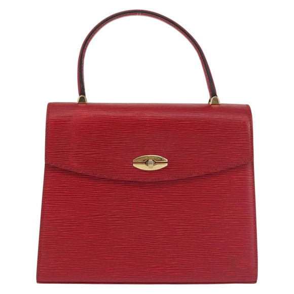 LOUIS VUITTON Epi Malesherbes Hand Bag Red M52377 LV Auth 142728