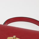LOUIS VUITTON Epi Malesherbes Hand Bag Red M52377 LV Auth 142728-8
