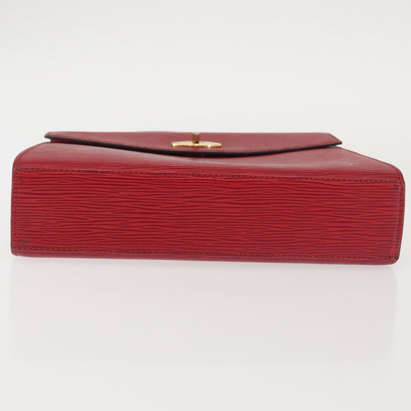 LOUIS VUITTON Epi Malesherbes Hand Bag Red M52377 LV Auth 142728