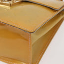 LOUIS VUITTON Monogram Vernis Spring Street Hand Bag Gris M91029 LV Auth 142730-15