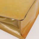 LOUIS VUITTON Monogram Vernis Spring Street Hand Bag Gris M91029 LV Auth 142730-16