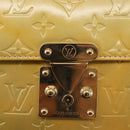 LOUIS VUITTON Monogram Vernis Spring Street Hand Bag Gris M91029 LV Auth 142730-18