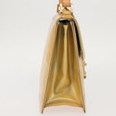 LOUIS VUITTON Monogram Vernis Spring Street Hand Bag Gris M91029 LV Auth 142730-3