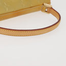 LOUIS VUITTON Monogram Vernis Spring Street Hand Bag Gris M91029 LV Auth 142730-7