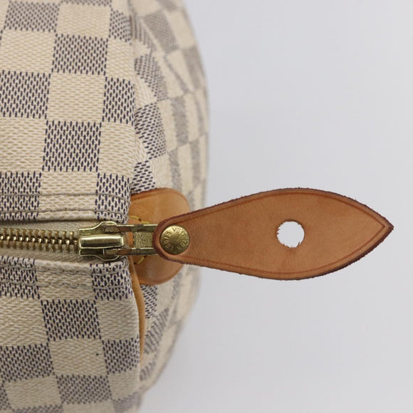 LOUIS VUITTON Damier Azur Speedy 30 Hand Bag N41533 LV Auth 142731