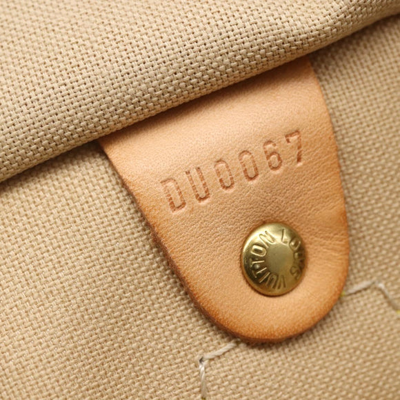 LOUIS VUITTON Damier Azur Speedy 30 Hand Bag N41533 LV Auth 142731