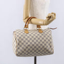 LOUIS VUITTON Damier Azur Speedy 30 Hand Bag N41533 LV Auth 142731-21