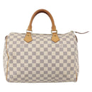 LOUIS VUITTON Damier Azur Speedy 30 Hand Bag N41533 LV Auth 142731-13