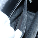 Salvatore Ferragamo Gancini Hand Bag Leather 2way Black Gold Auth 142732-11