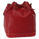 LOUIS VUITTON Epi Noe Shoulder Bag Red M44007 LV Auth 142738-1