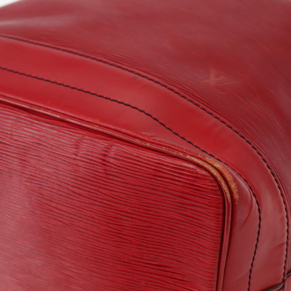 LOUIS VUITTON Epi Noe Shoulder Bag Red M44007 LV Auth 142738