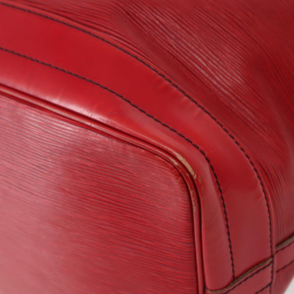 LOUIS VUITTON Epi Noe Shoulder Bag Red M44007 LV Auth 142738