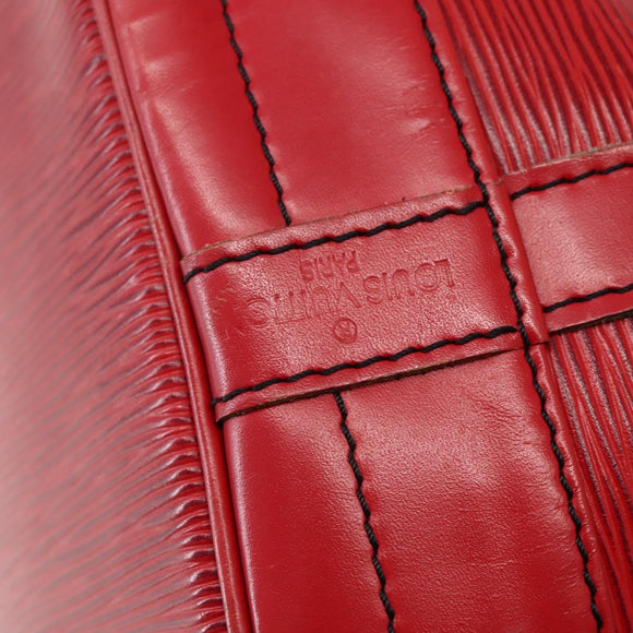 LOUIS VUITTON Epi Noe Shoulder Bag Red M44007 LV Auth 142738
