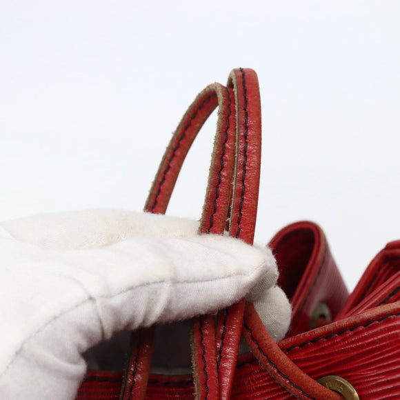 LOUIS VUITTON Epi Noe Shoulder Bag Red M44007 LV Auth 142738