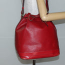 LOUIS VUITTON Epi Noe Shoulder Bag Red M44007 LV Auth 142738-21