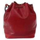 LOUIS VUITTON Epi Noe Shoulder Bag Red M44007 LV Auth 142738-2