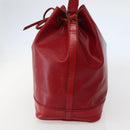 LOUIS VUITTON Epi Noe Shoulder Bag Red M44007 LV Auth 142738-4