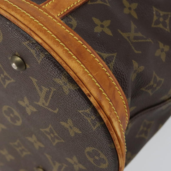 LOUIS VUITTON Monogram Bucket GM Shoulder Bag M42236 LV Auth 142746