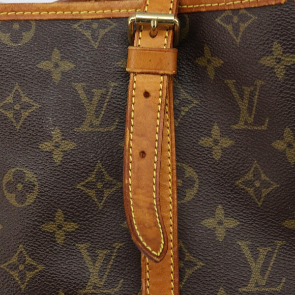 LOUIS VUITTON Monogram Bucket GM Shoulder Bag M42236 LV Auth 142746