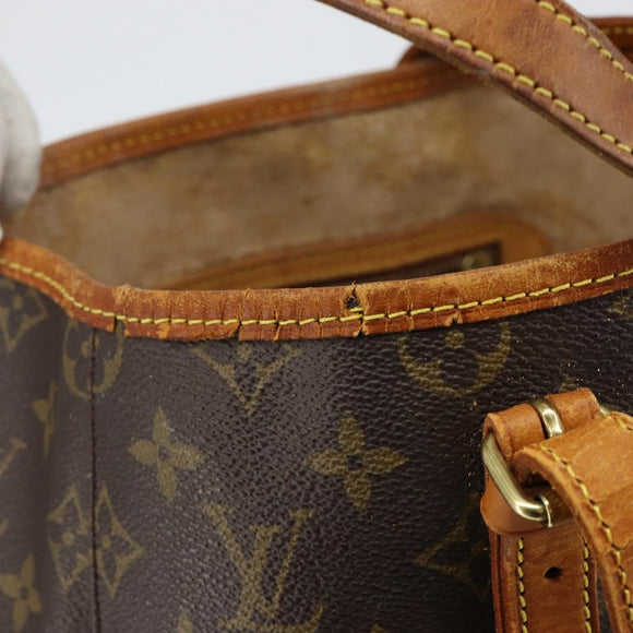 LOUIS VUITTON Monogram Bucket GM Shoulder Bag M42236 LV Auth 142746