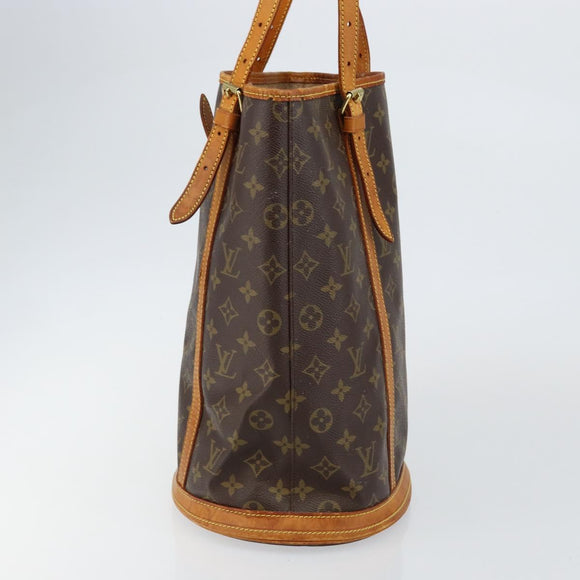 LOUIS VUITTON Monogram Bucket GM Shoulder Bag M42236 LV Auth 142746