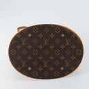 LOUIS VUITTON Monogram Bucket GM Shoulder Bag M42236 LV Auth 142746-5