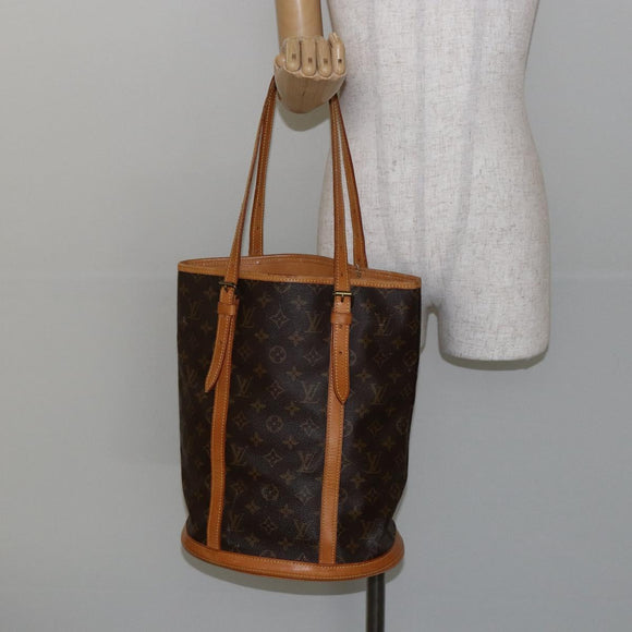 LOUIS VUITTON Monogram Bucket GM Shoulder Bag Vintage M42236 LV Auth 142748