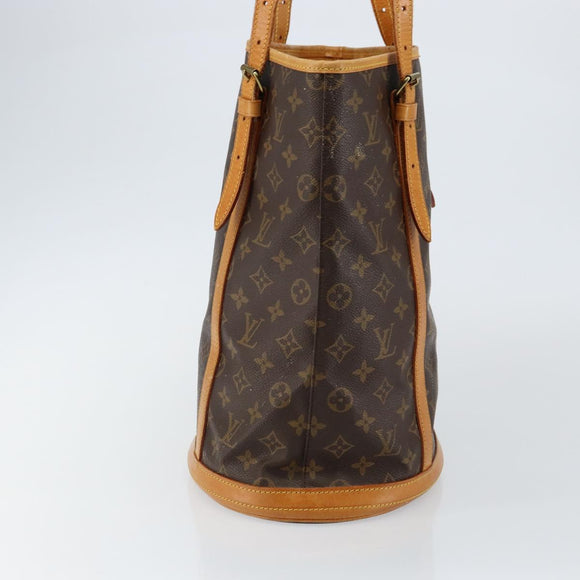 LOUIS VUITTON Monogram Bucket GM Shoulder Bag Vintage M42236 LV Auth 142748
