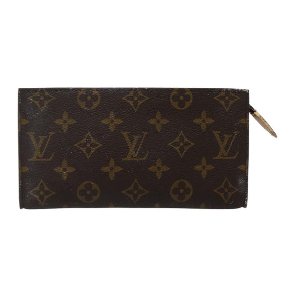LOUIS VUITTON Monogram Bucket GM Accessory Pouch Vintage LV Auth 142749