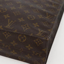 LOUIS VUITTON Monogram Sac Plat Hand Bag M51140 LV Auth 142750-10