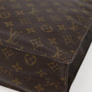 LOUIS VUITTON Monogram Sac Plat Hand Bag M51140 LV Auth 142750-12