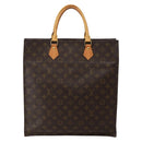 LOUIS VUITTON Monogram Sac Plat Hand Bag M51140 LV Auth 142750-3
