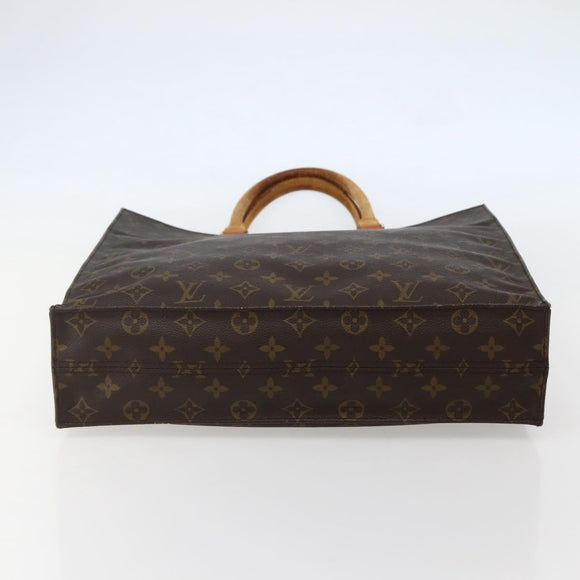 LOUIS VUITTON Monogram Sac Plat Hand Bag M51140 LV Auth 142750