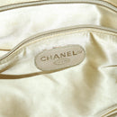 CHANEL Matelasse Tote Bag Canvas Red Gold CC Auth 142751-20
