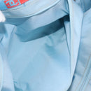 CHANEL New Travel Line Tote Bag Nylon Light Blue Silver CC Auth 142752-20