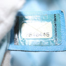 CHANEL New Travel Line Tote Bag Nylon Light Blue Silver CC Auth 142752-21