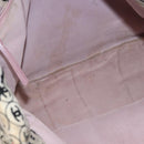 CHANEL Tote Bag Canvas Multicolor Silver CC Auth 142753-10