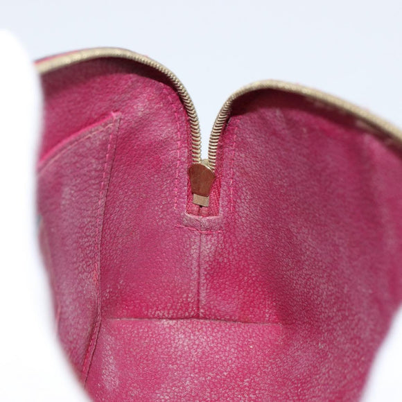 LOUIS VUITTON Vernis Pochette Cosmetic PM Rouge Grunadine M91746 LV Auth 142757